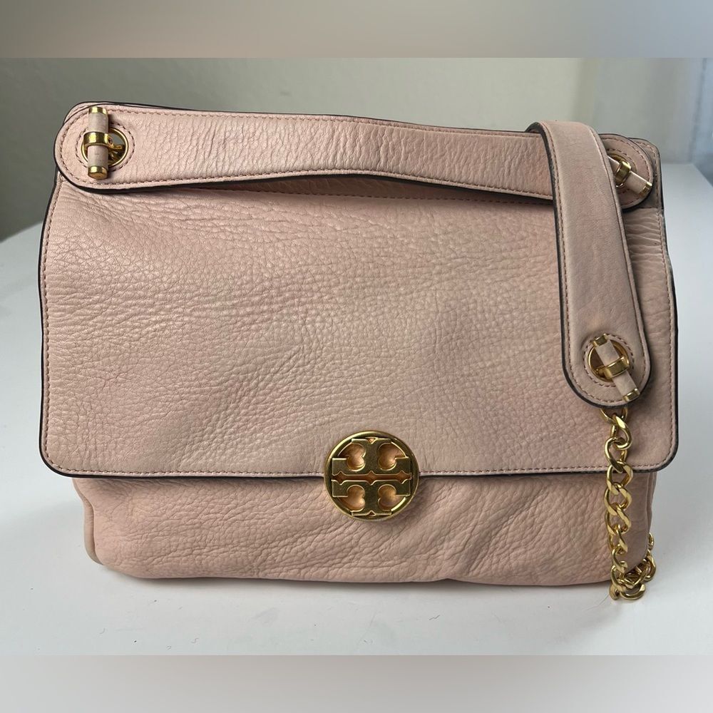 Tory Burch Chelsea Shoulder/Crossbody Pebbled Leather Bag - Picture 9 of 17